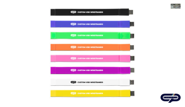 Promotional Custom USB Wristbands 8GB - 10 Units
